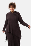 'Amande' tunique – coupe asymétrique et silhouette fluide