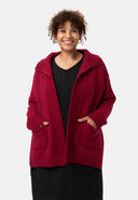 'Vella' Cardigan en maille - Mélange coton avec laine, coupe ample