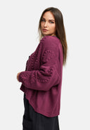 Cardigan – cozy, timeless & with structure details 'Cotona'