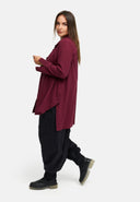 Chemisier long décontracté en mélange chanvre-coton 'Elure'