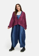 Cardigan – cozy, timeless & with structure details 'Cotona'