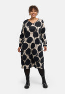 «Oria» robe – stretch coton, coupe trapèze