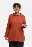 'Lova' tunique - stretch coton, motif structuré