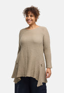 Tunique « Marella » – mélange de coton, coupe longue