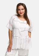 Tunika Kekoo z tiulem 'Serra'