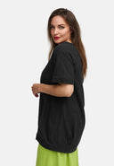 Longshirt van linnen in ballon silhouet 'Venti'