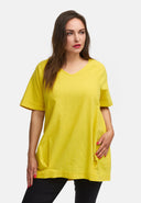 Long shirt made of linen in balloon silhouette 'Venti'