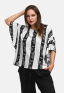 Swobodna tunika z rękawem nietoperzowym 'Sovana'