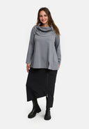 'Juline' Skjorta – Denim med stretch i flytande A-linje