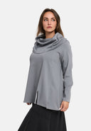 'Juline' Skjorta – Denim med stretch i flytande A-linje