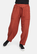 Szerokie spodnie o stożkowym kroju 'Ferina'