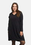 Robe de transition en mélange chanvre-coton 'Elure'