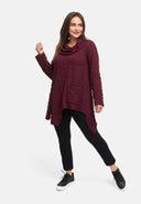 Tunika A-linje med cowl-krage 'Floréa'