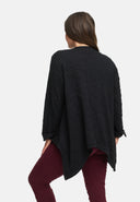 Veste asymétrique avec fermeture éclair 'Floréa'