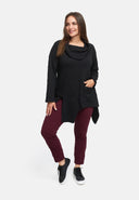 Τουνίκ σε γραμμή Α με γιακά Cowl 'Floréa'