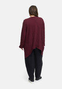 Veste asymétrique avec fermeture éclair 'Floréa'