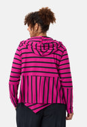 'Sienna' Veste - Stretch viscose, mélange de rayures