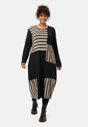 'Sienna' Robe - Effet rayé, élégant-chic