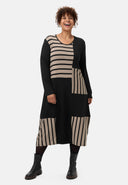 'Sienna' Robe - Effet rayé, élégant-chic