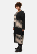 'Sienna' Robe - Effet rayé, élégant-chic