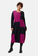 'Sienna' Robe - Effet rayé, élégant-chic