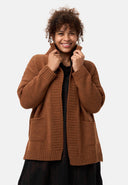 'Vella' Cardigan en maille - Mélange coton avec laine, coupe ample