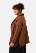 'Vella' Cardigan en maille - Mélange coton avec laine, coupe ample