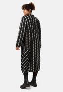 'Karena' robe - stretch coton, motif rayures