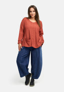 Pantaloni larghi in denim premium 'Indiga'