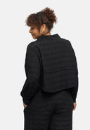 Veste-chemise « Norina » – mélange viscose, courte