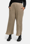 Pantalon « Marella » – mélange coton, coupe large