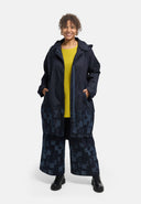 Manteau « Nila » – Denim foncé, capuche
