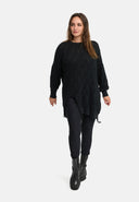 'Cotona' Knit Shirt Long – casual & cozy