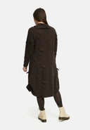 'Brunel' Robe – Col bénitier, fronces latérales & longueur midi