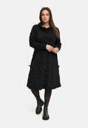 'Brunel' Robe – Col bénitier, fronces latérales & longueur midi