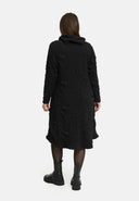 'Brunel' Robe – Col bénitier, fronces latérales & longueur midi