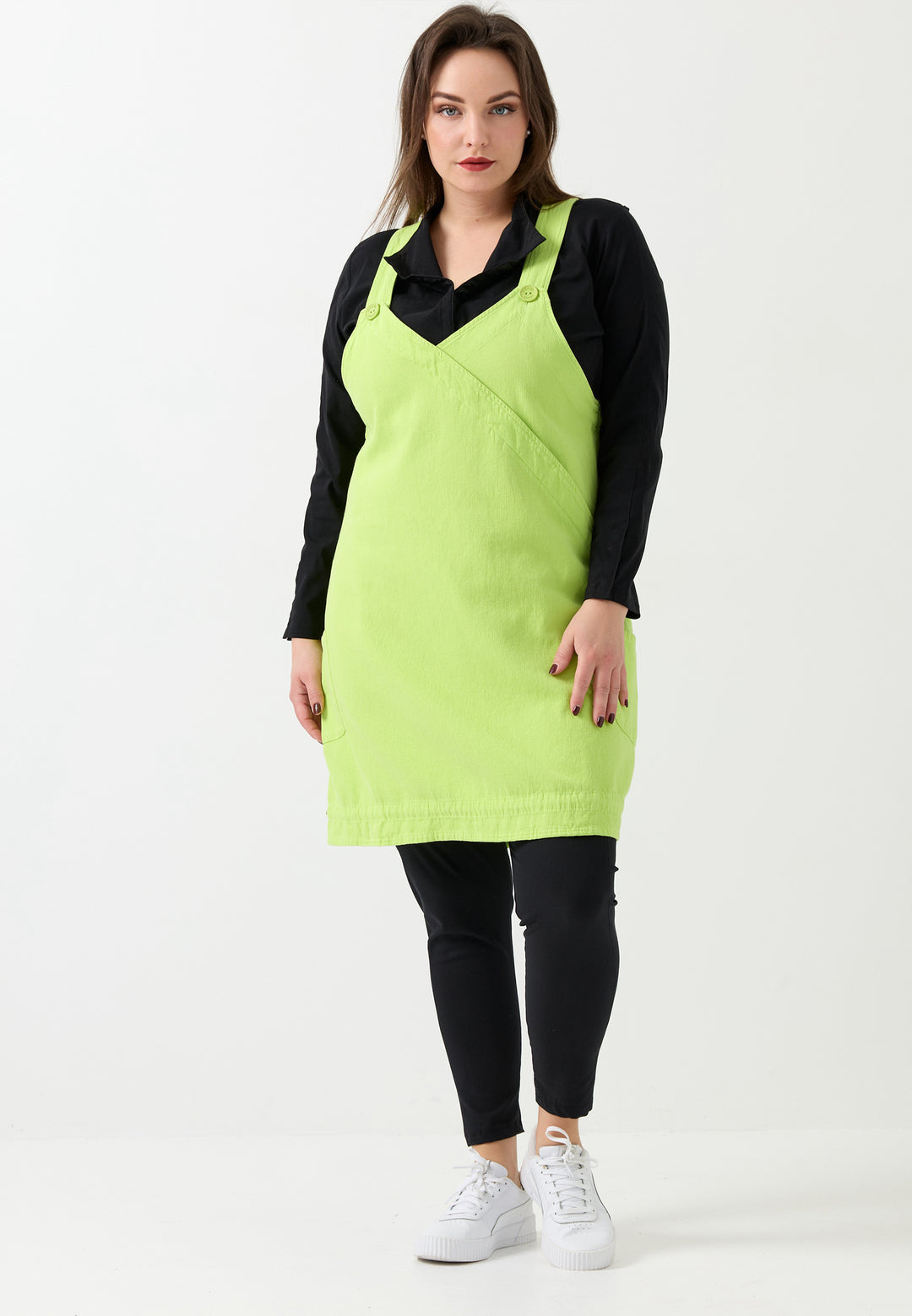 Kekoo Bib Dress 'Verde'