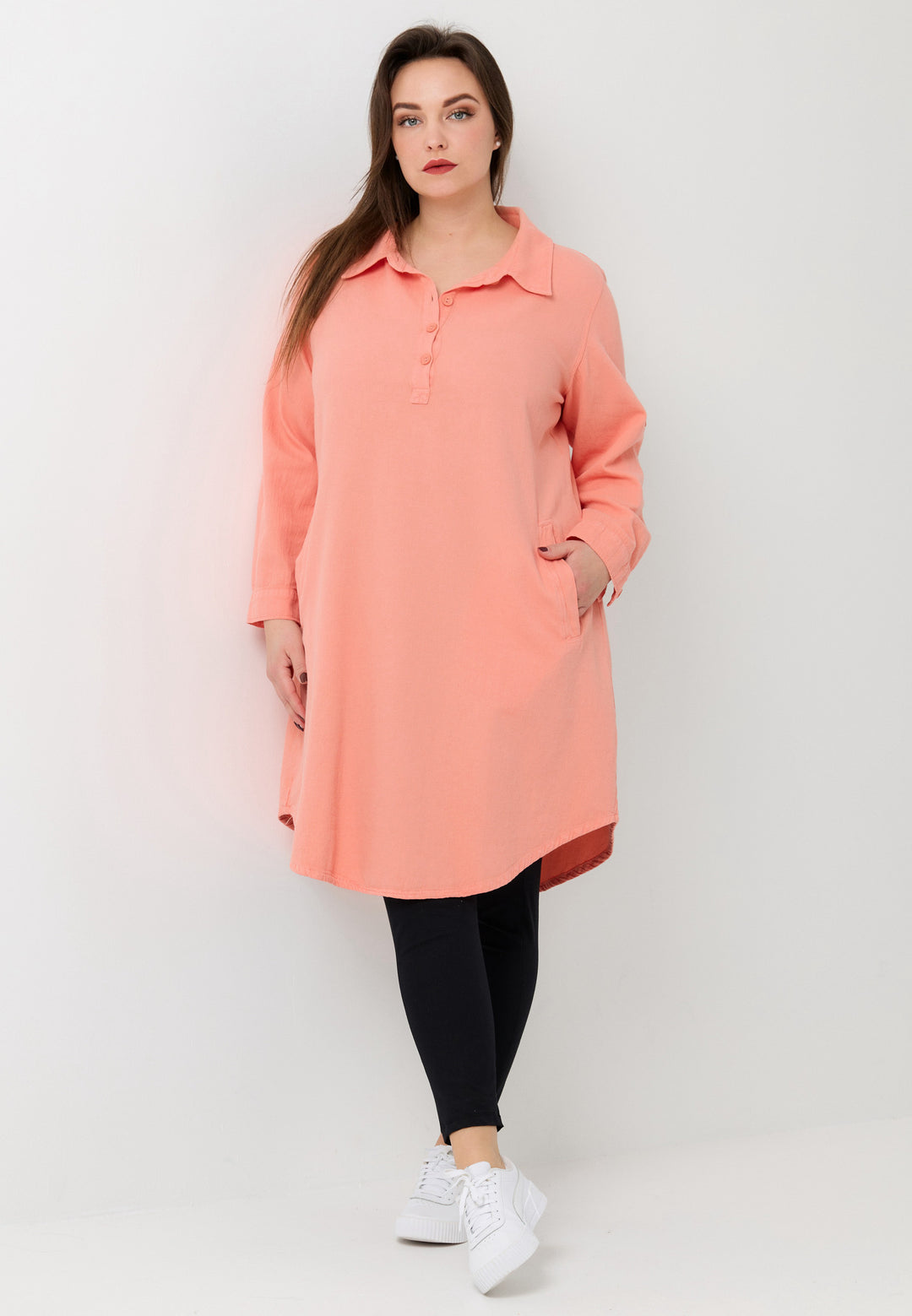 Kekoo Blouse dress 'Verde'