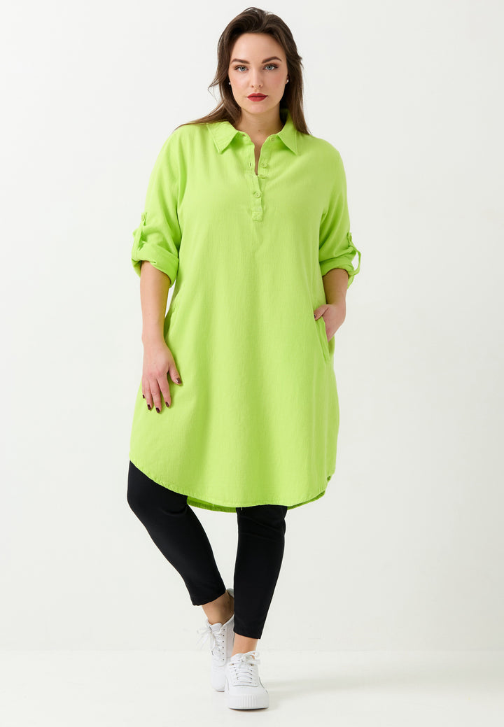 Kekoo Blouse dress 'Verde'