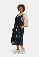 'Velisse' robe salopette – stretch coton, longueur midi