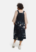 'Velisse' robe salopette – stretch coton, longueur midi