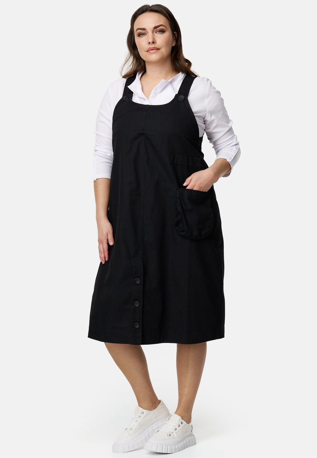 Kekoo Trägerkleid 'Denim'