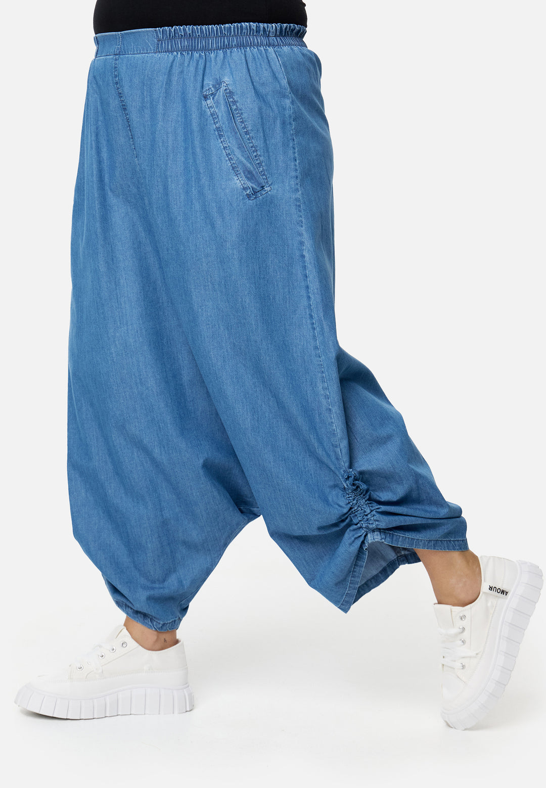 Kekoo Pantalon de harem 'Denim