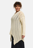 Chemise en tricot 'Cotture' Longue – Ligne A en structure ajourée légère