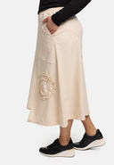 'Livia' Rok – A-lijn, asymmetrisch & rekbaar