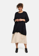 'Livia' Rok – A-lijn, asymmetrisch & rekbaar