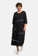 Robe midi 'Saria' – épurée, confortable et naturelle