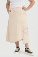 'Livia' Nederdel – A-linje, asymmetrisk & strækbar