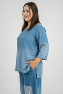 Chemise en denim 'Inea' – douce et légère