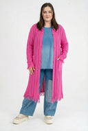 Cardigan Long 'Cotture' – Toucher Doux, Coupe Élégante & Aéré